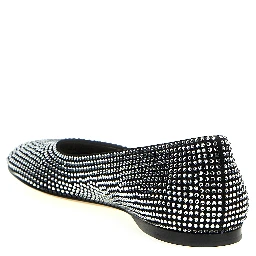 Black Goatskin Ballet Flats