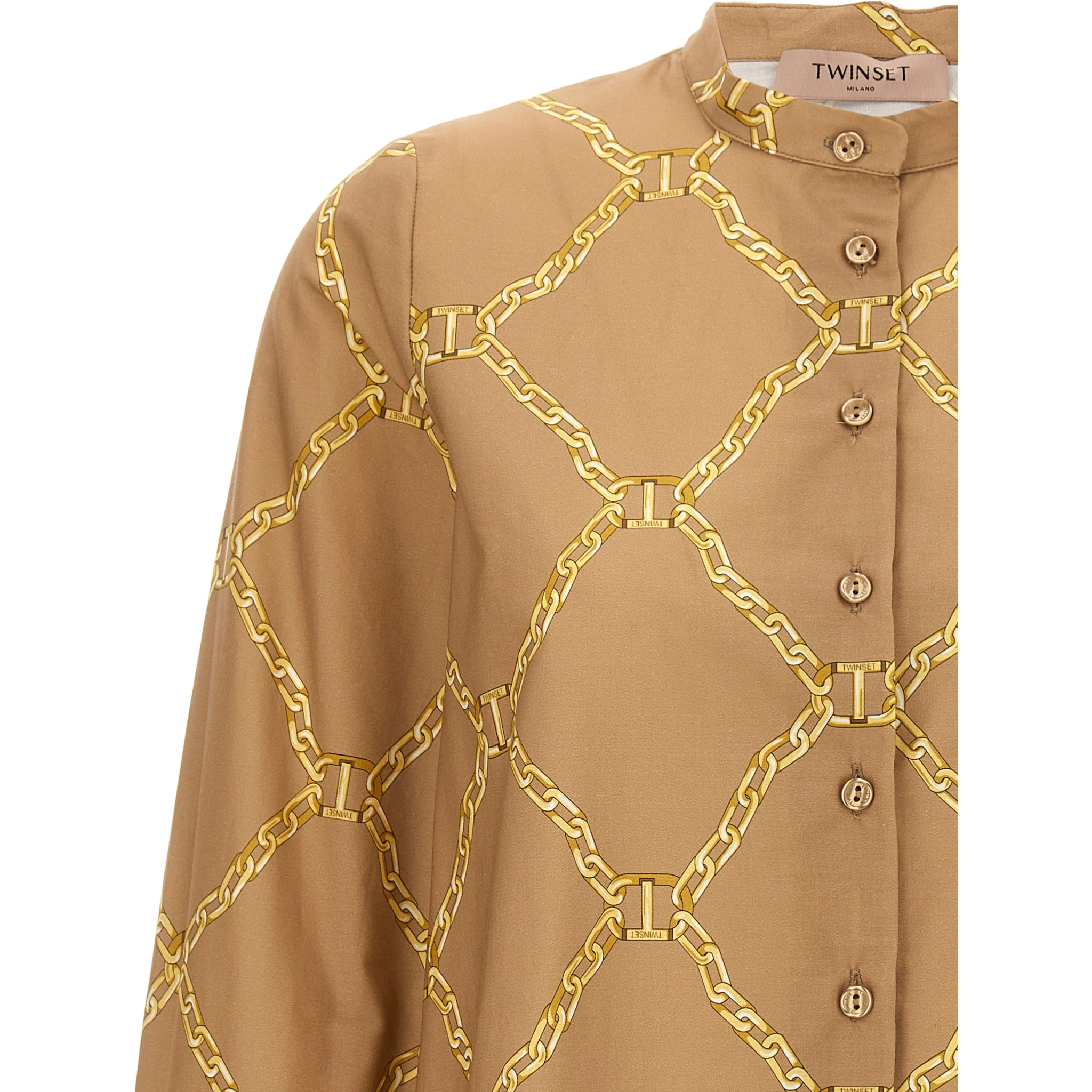 Beige Cotton Blouse
