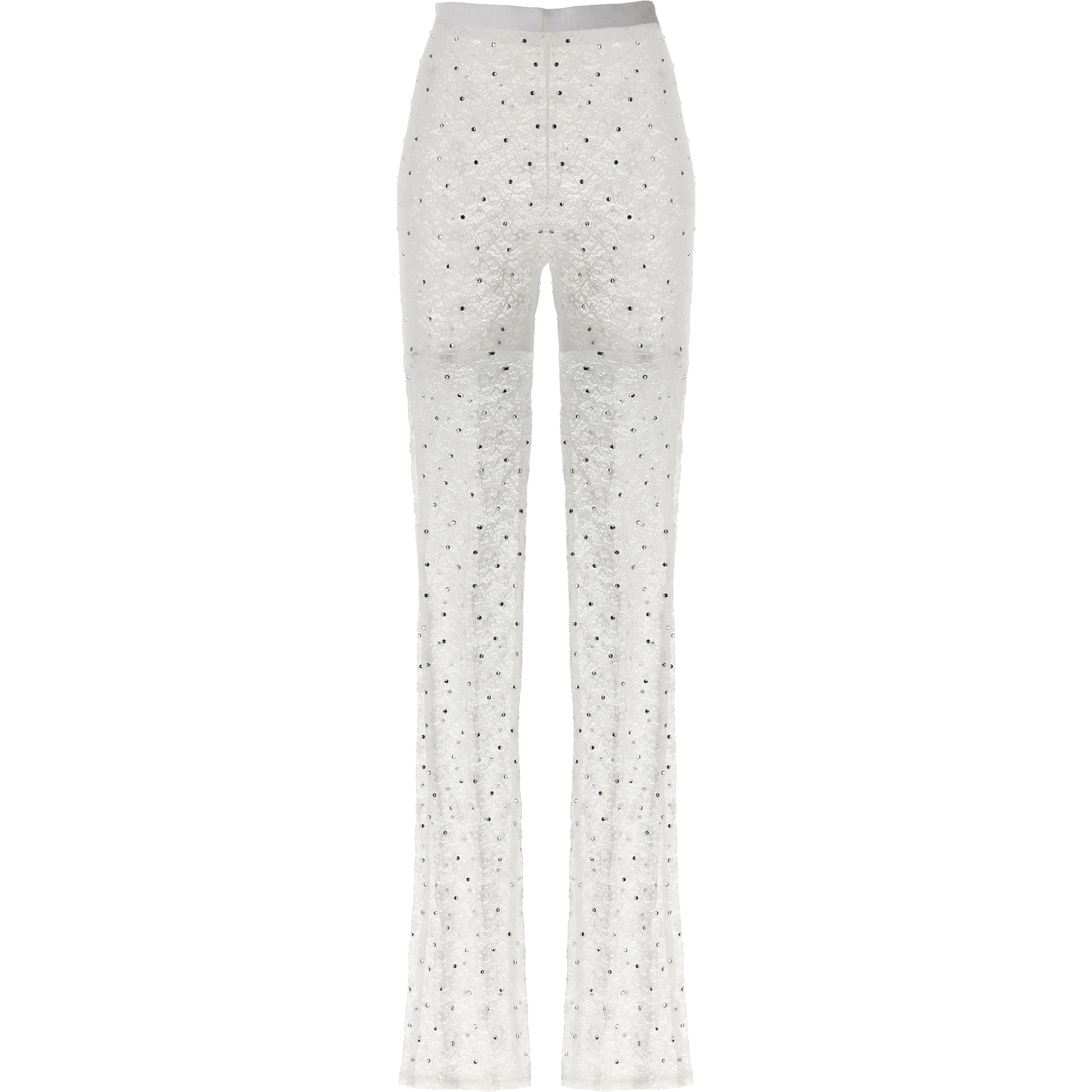 White Polyamide Leggings