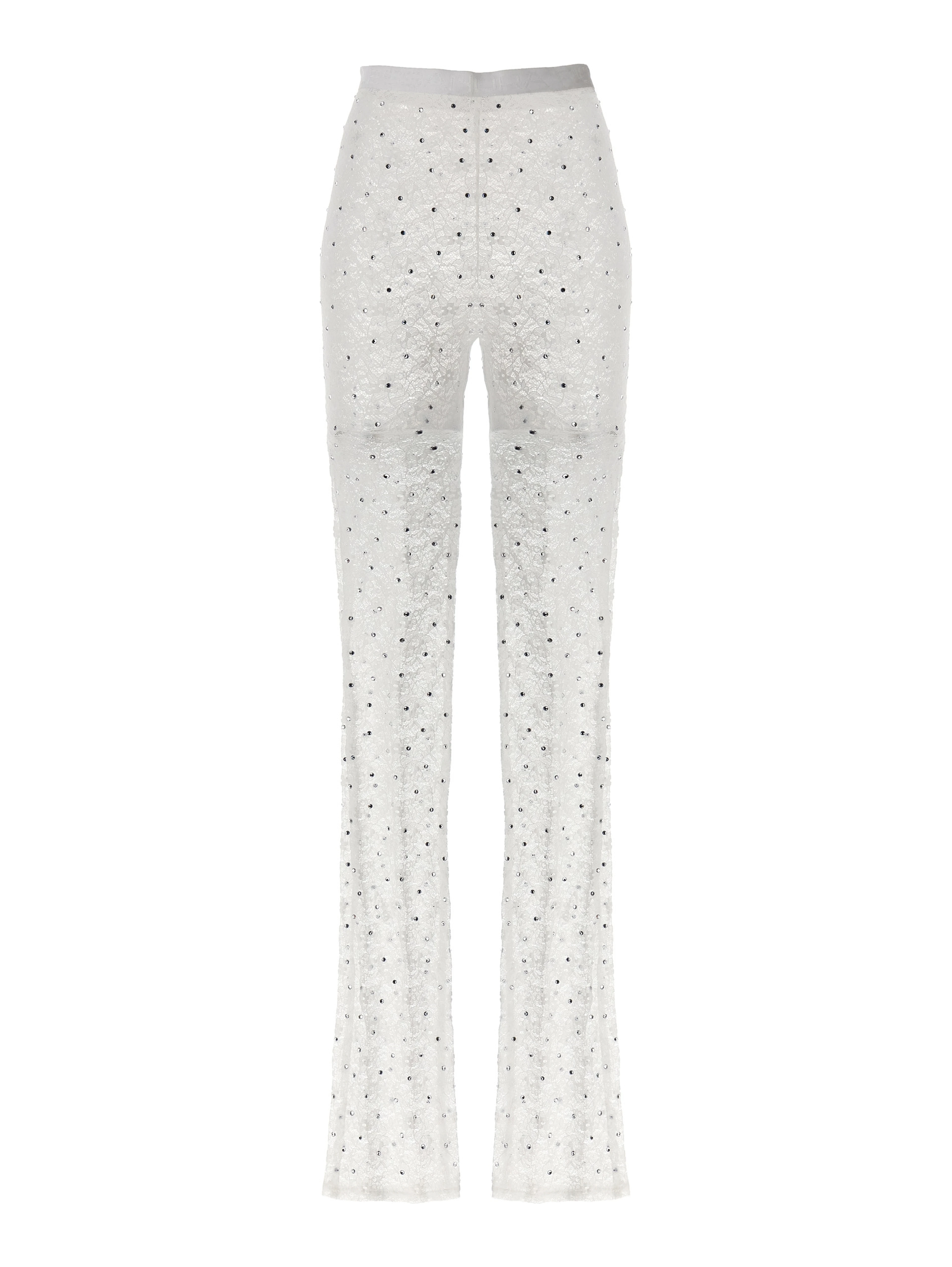 White Polyamide Leggings