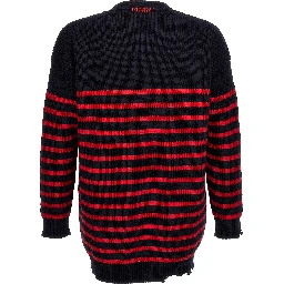 Multicolor Virgin Wool Cardigan