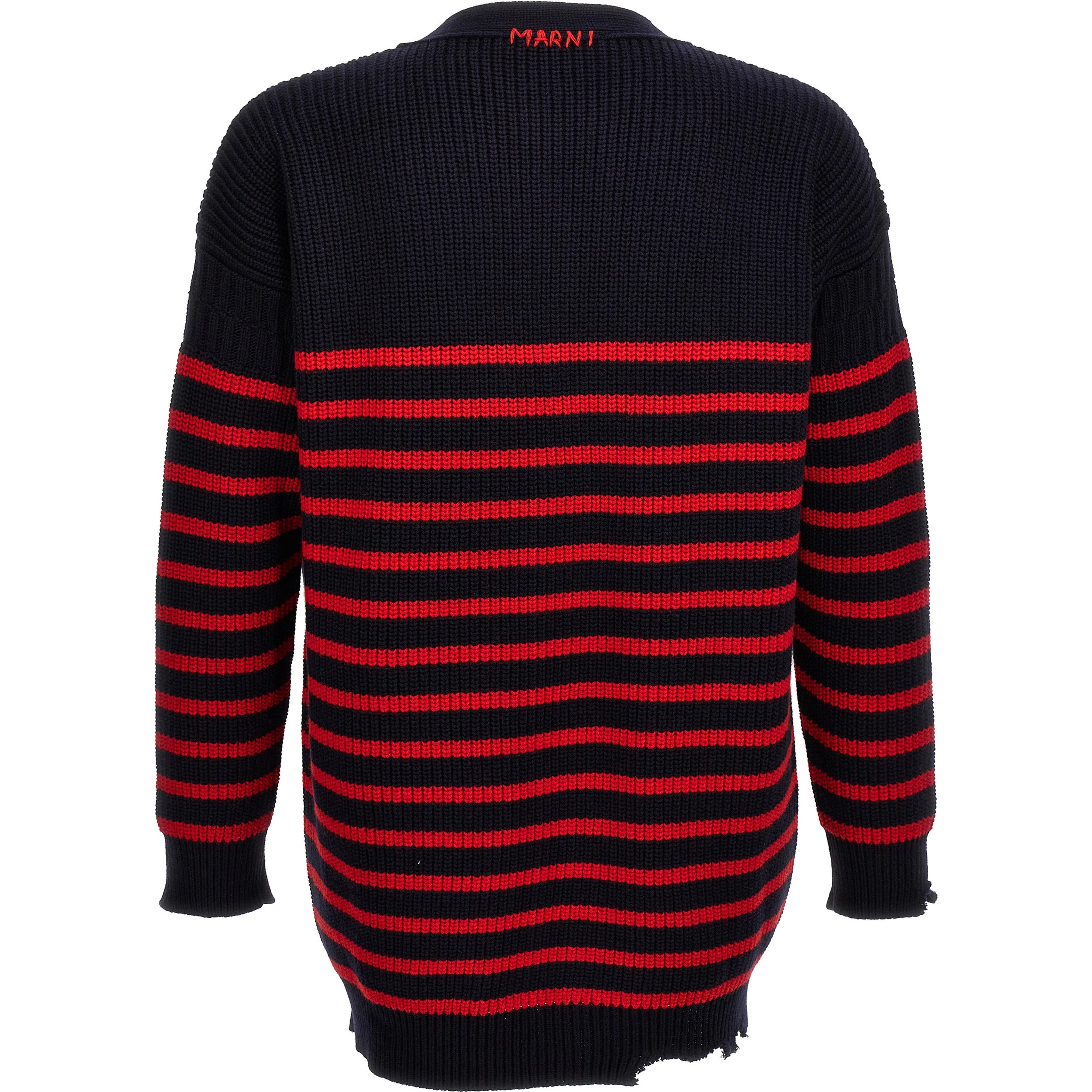 Multicolor Virgin Wool Cardigan