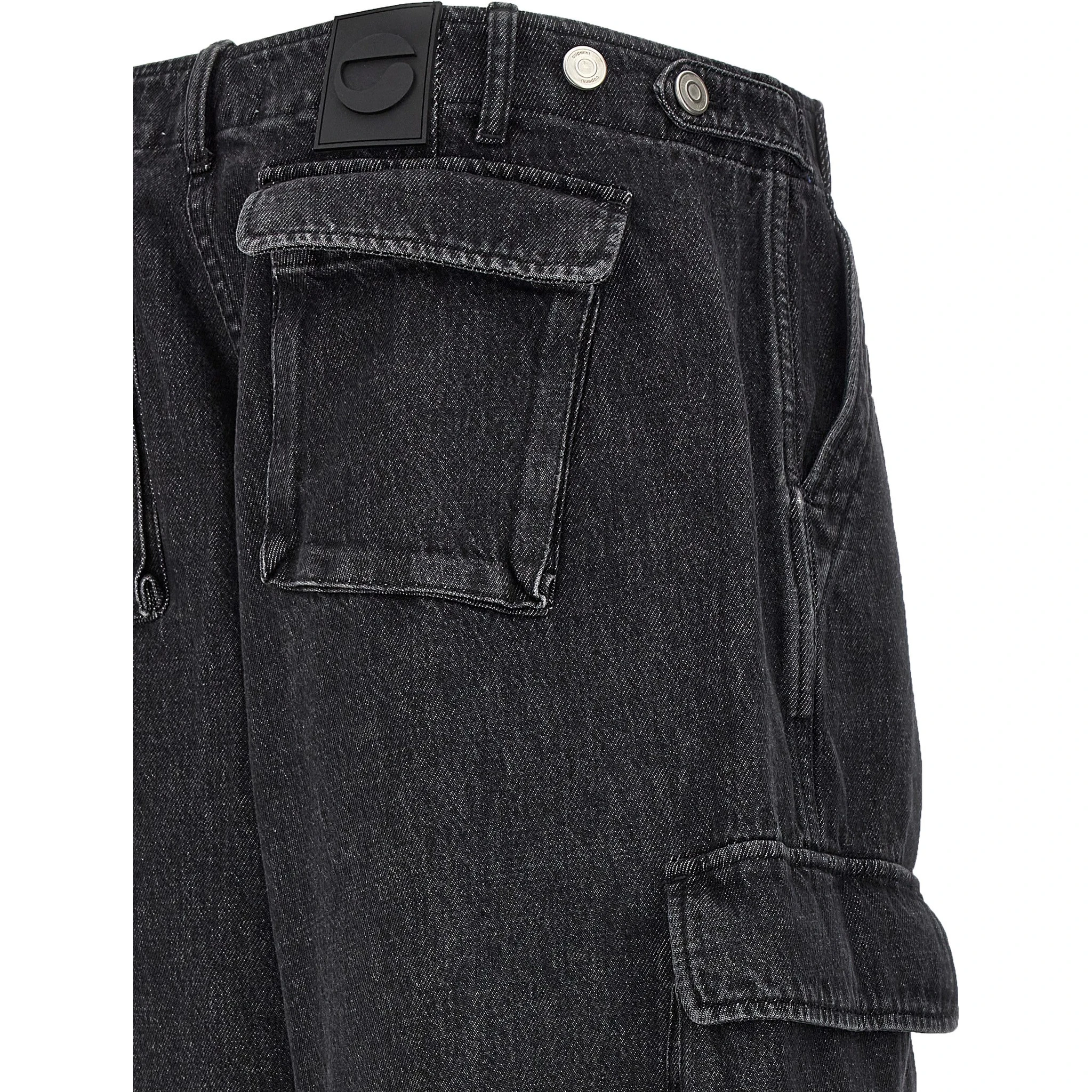Black Cotton Jeans Denim