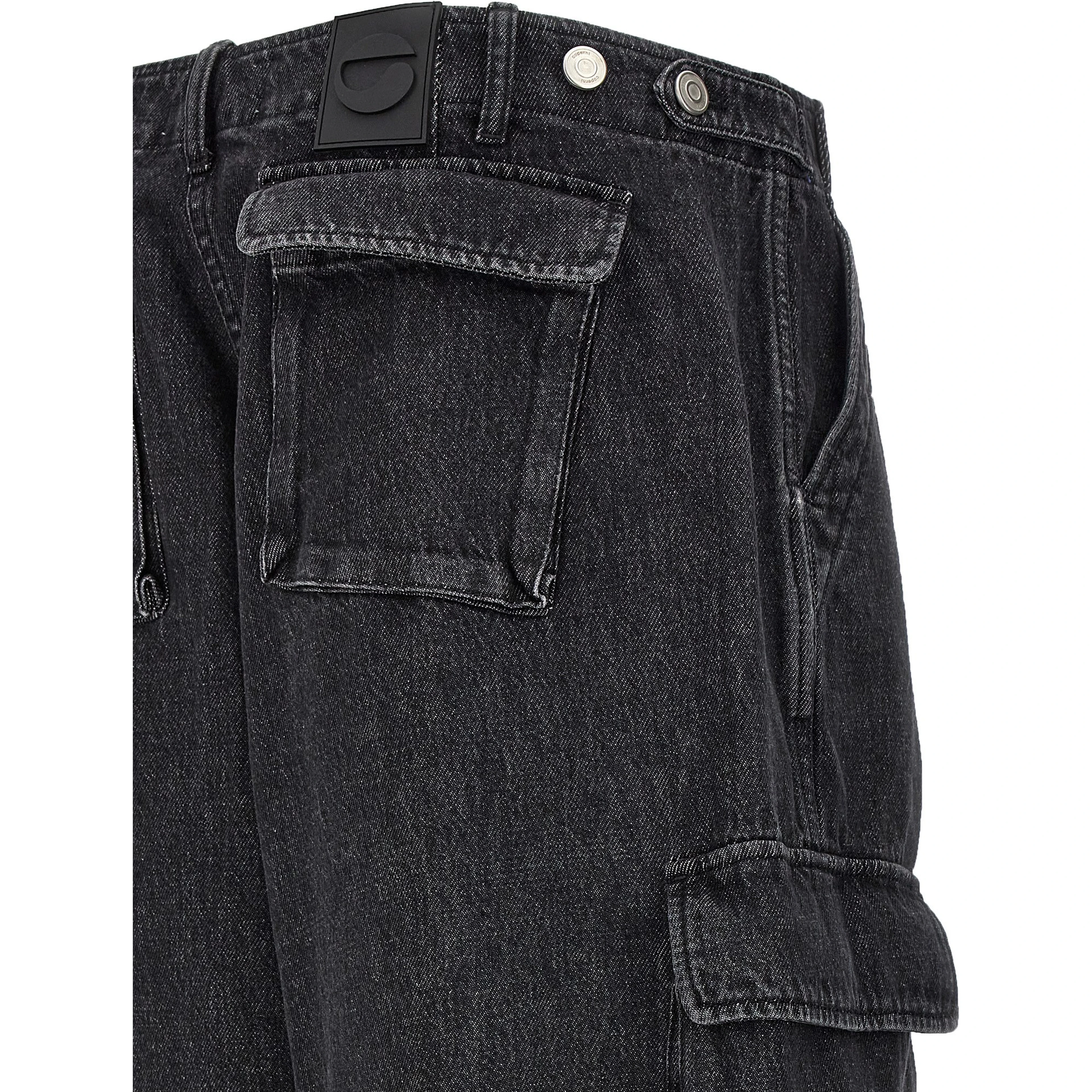 Black Cotton Jeans Denim