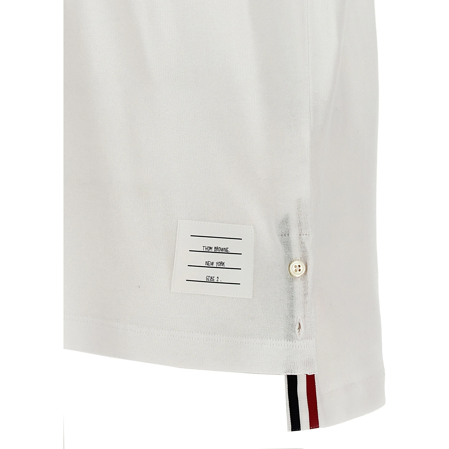 White Cotton Polo Shirt