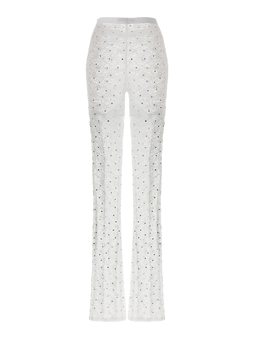 White Polyamide Leggings