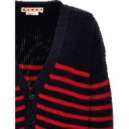 Multicolor Virgin Wool Cardigan
