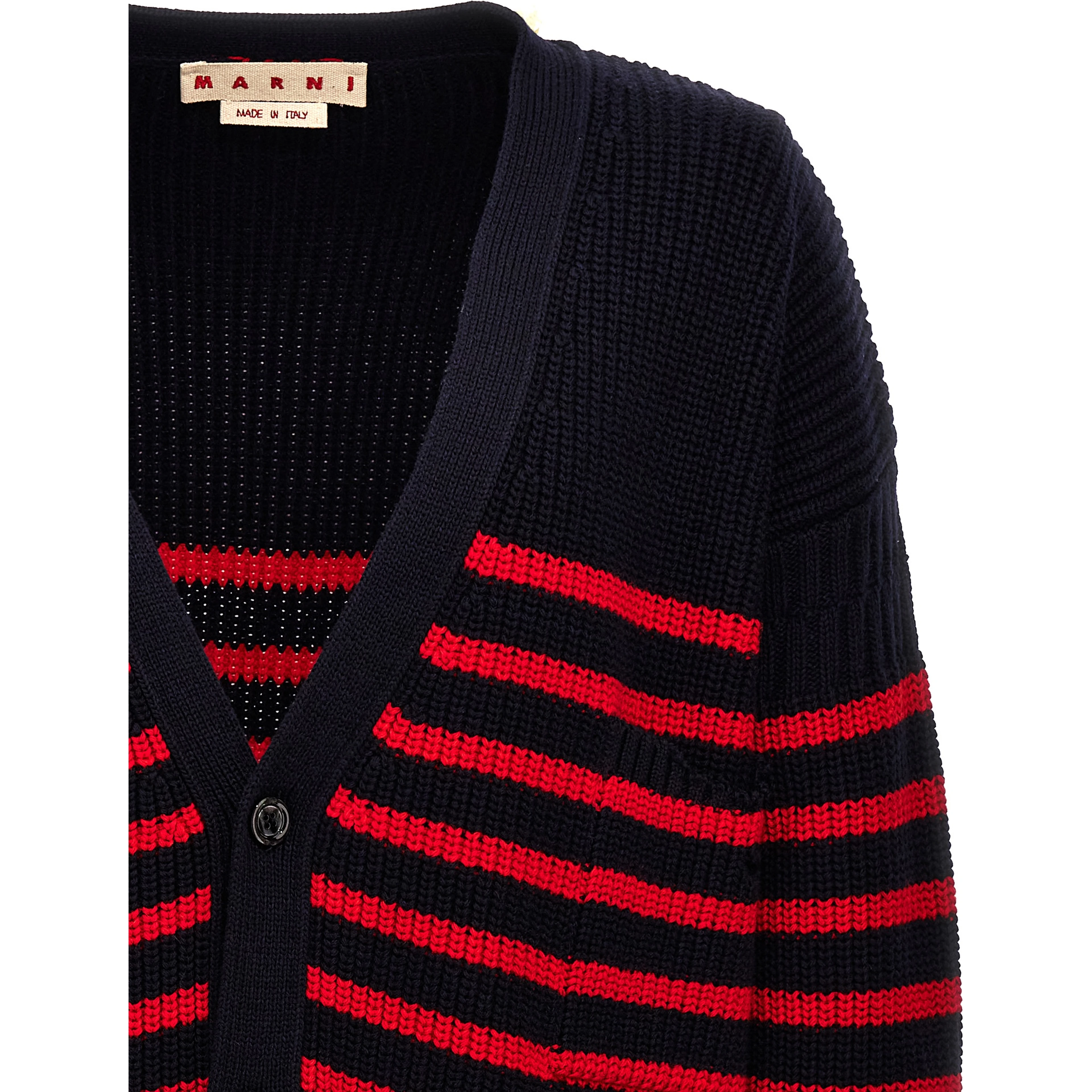 Multicolor Virgin Wool Cardigan