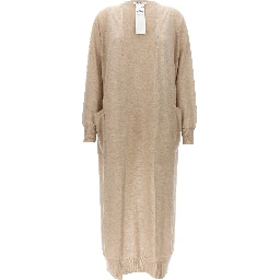 Beige Cashmere Cardigan
