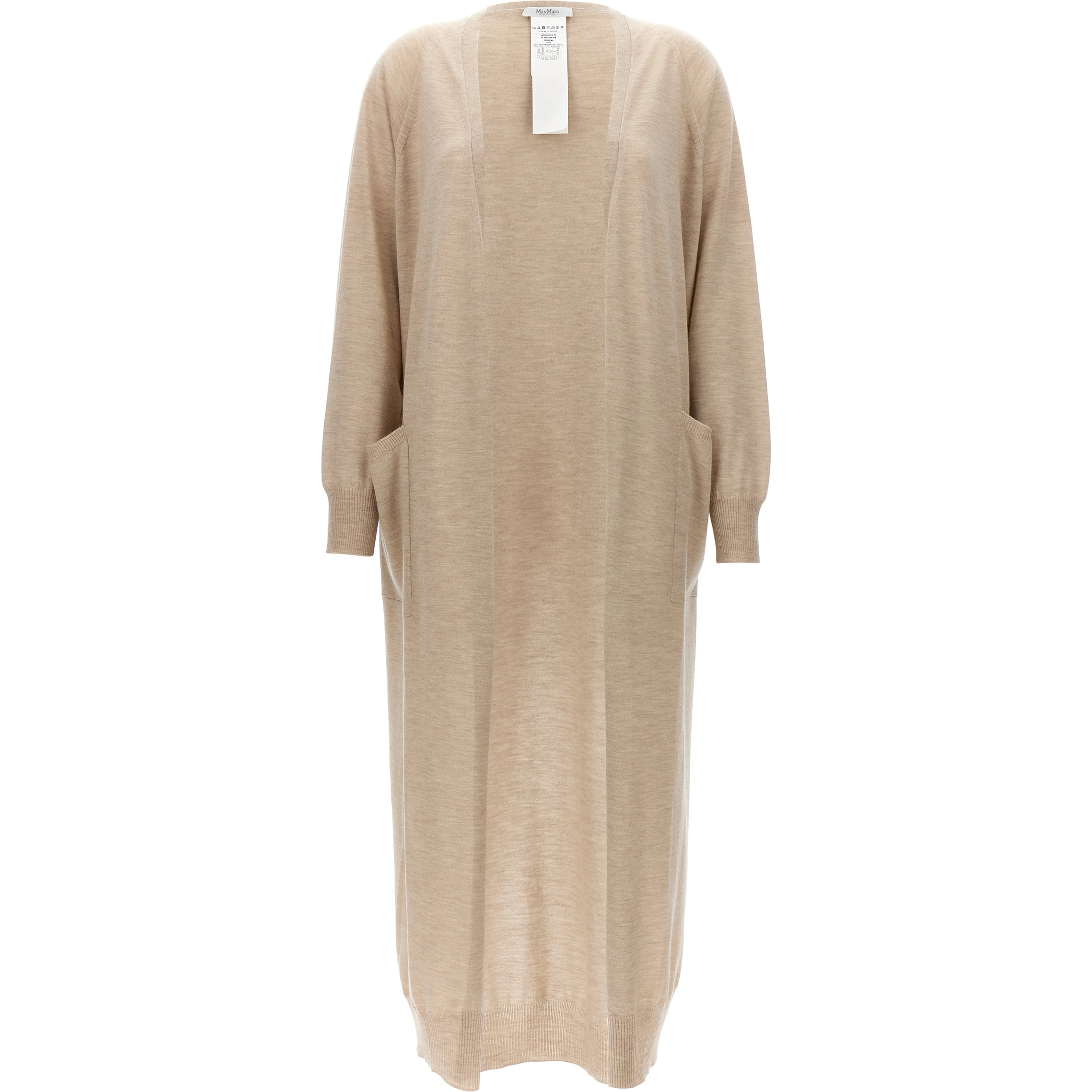Beige Cashmere Cardigan