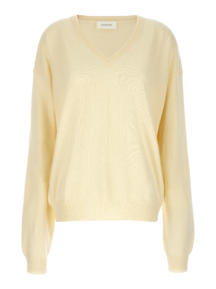 Bicolor Wool Cardigan