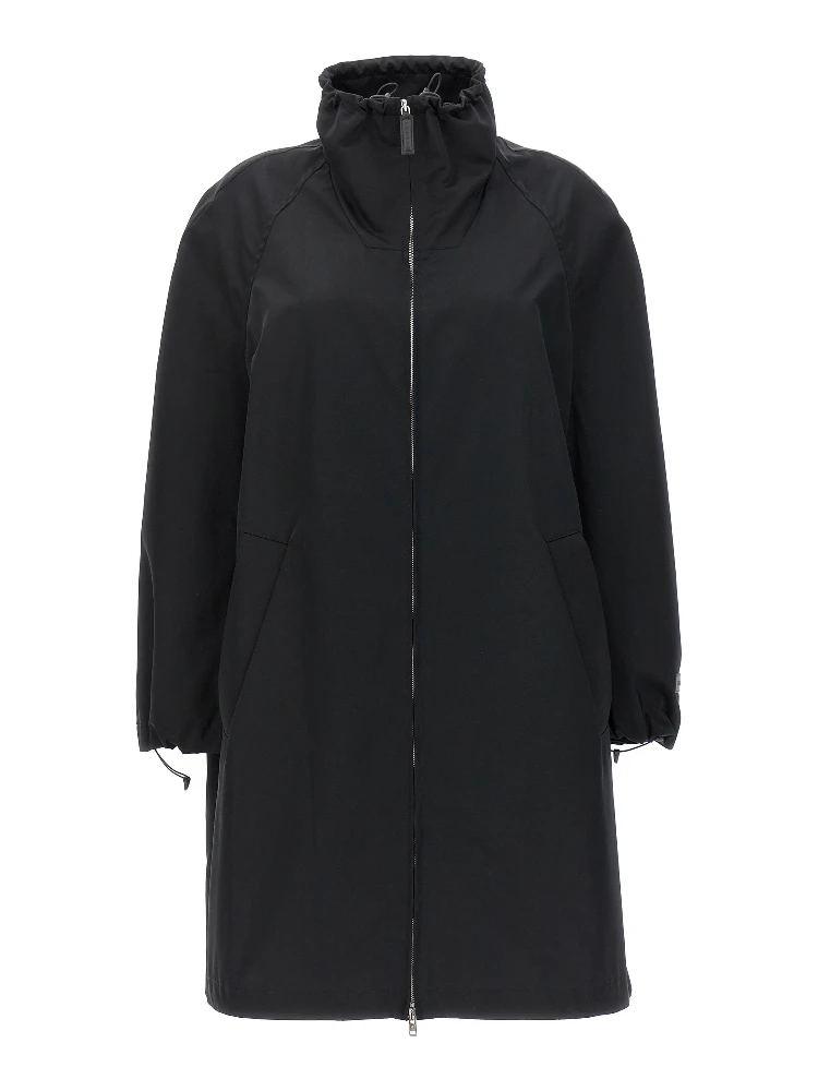 Black Polyester Parka alternative