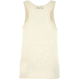 White Cashmere Tank Tops