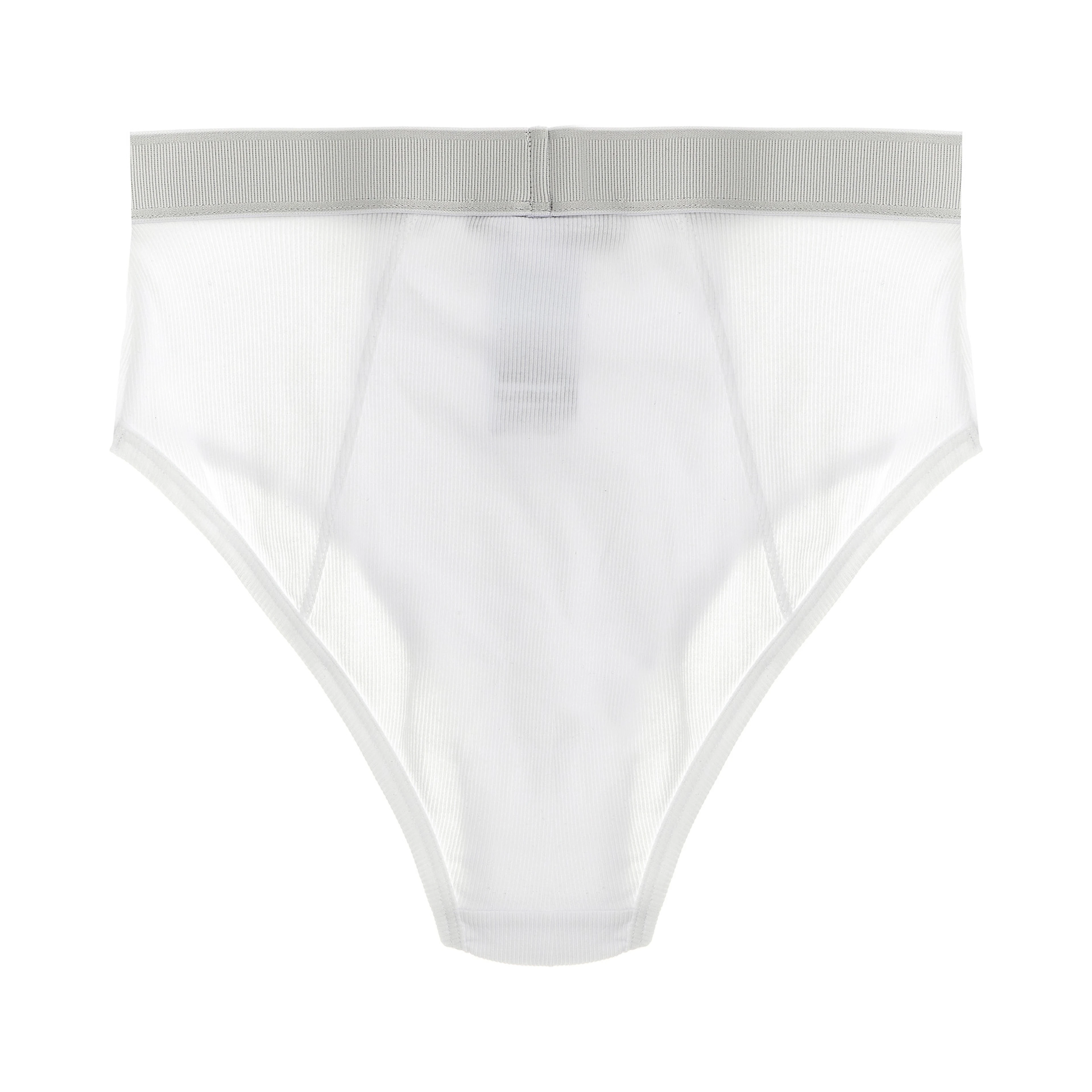 White Cotton Briefs