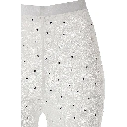 White Polyamide Leggings