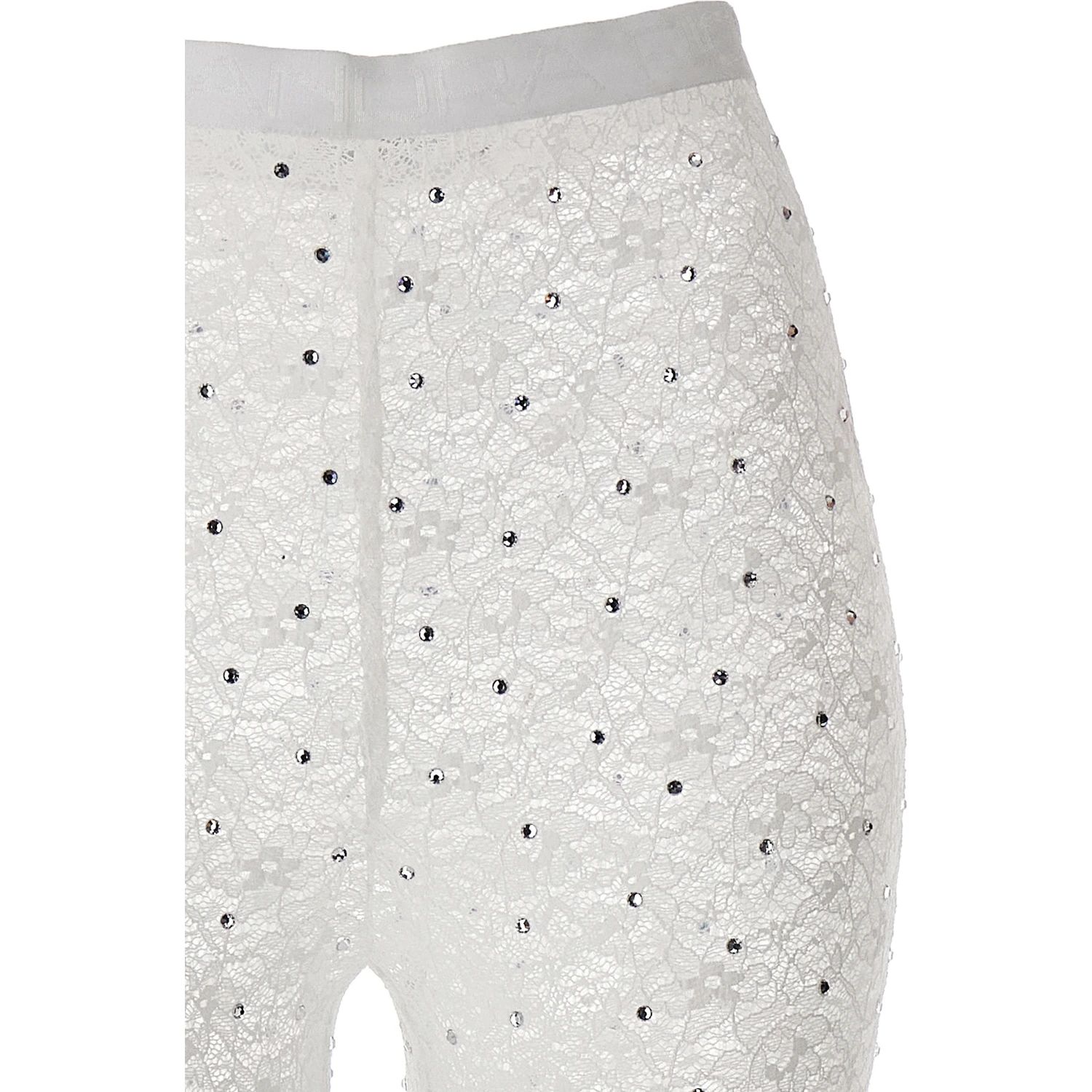 White Polyamide Leggings