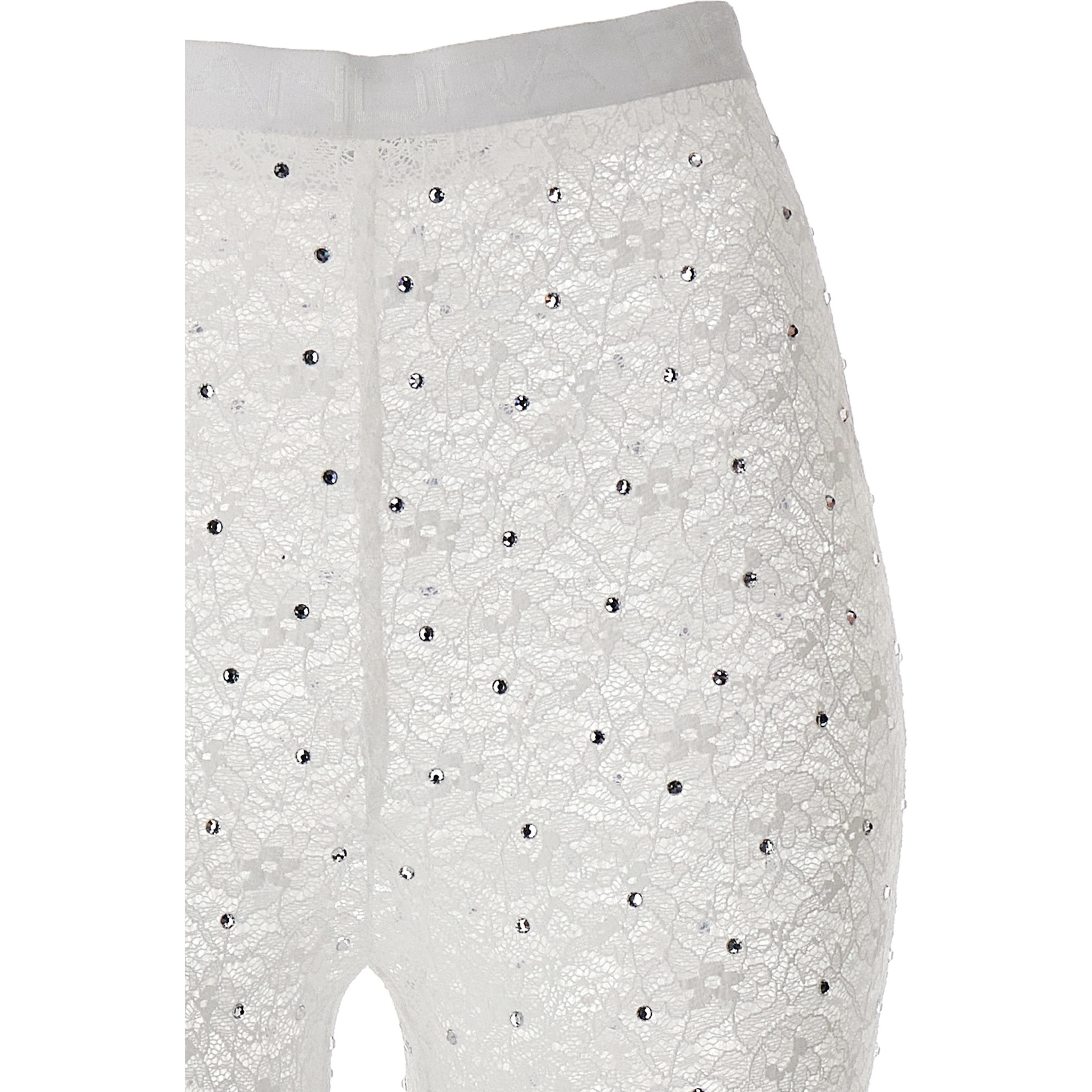 White Polyamide Leggings