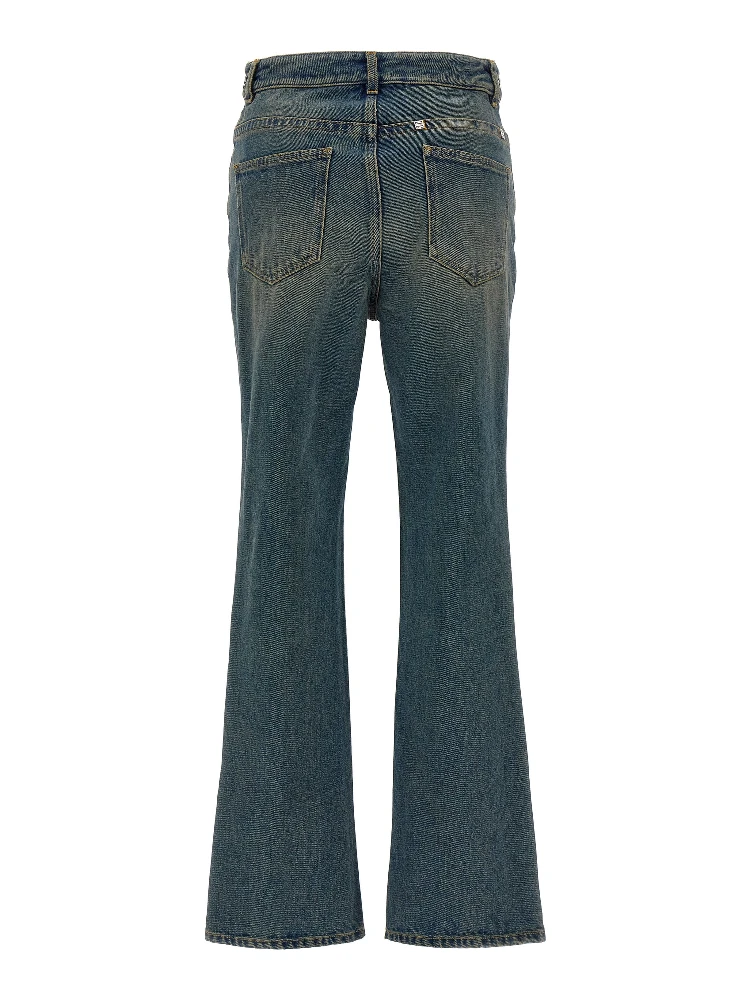 Blue Cotton Bootcut Jeans alternative
