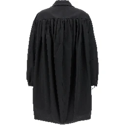 Black Polyester Parka