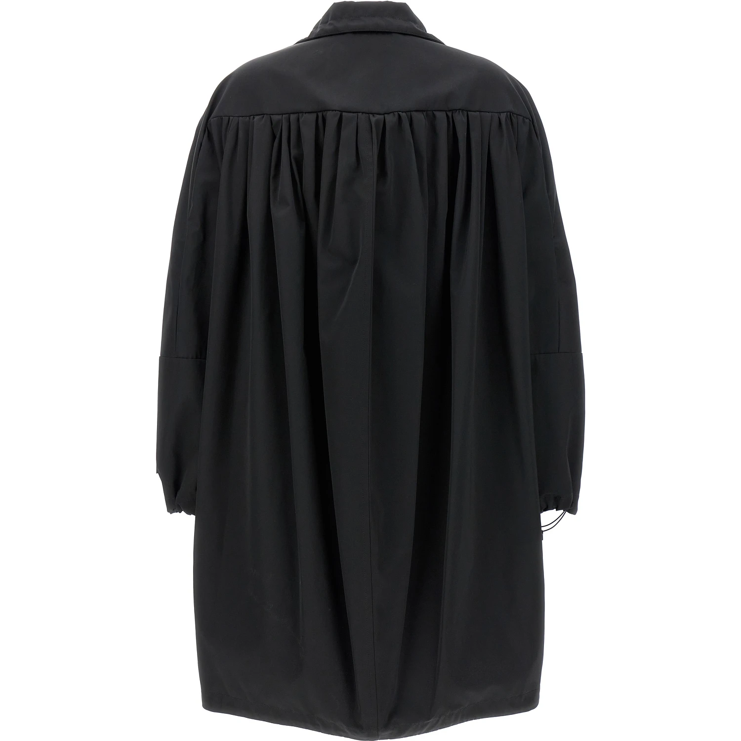 Black Polyester Parka