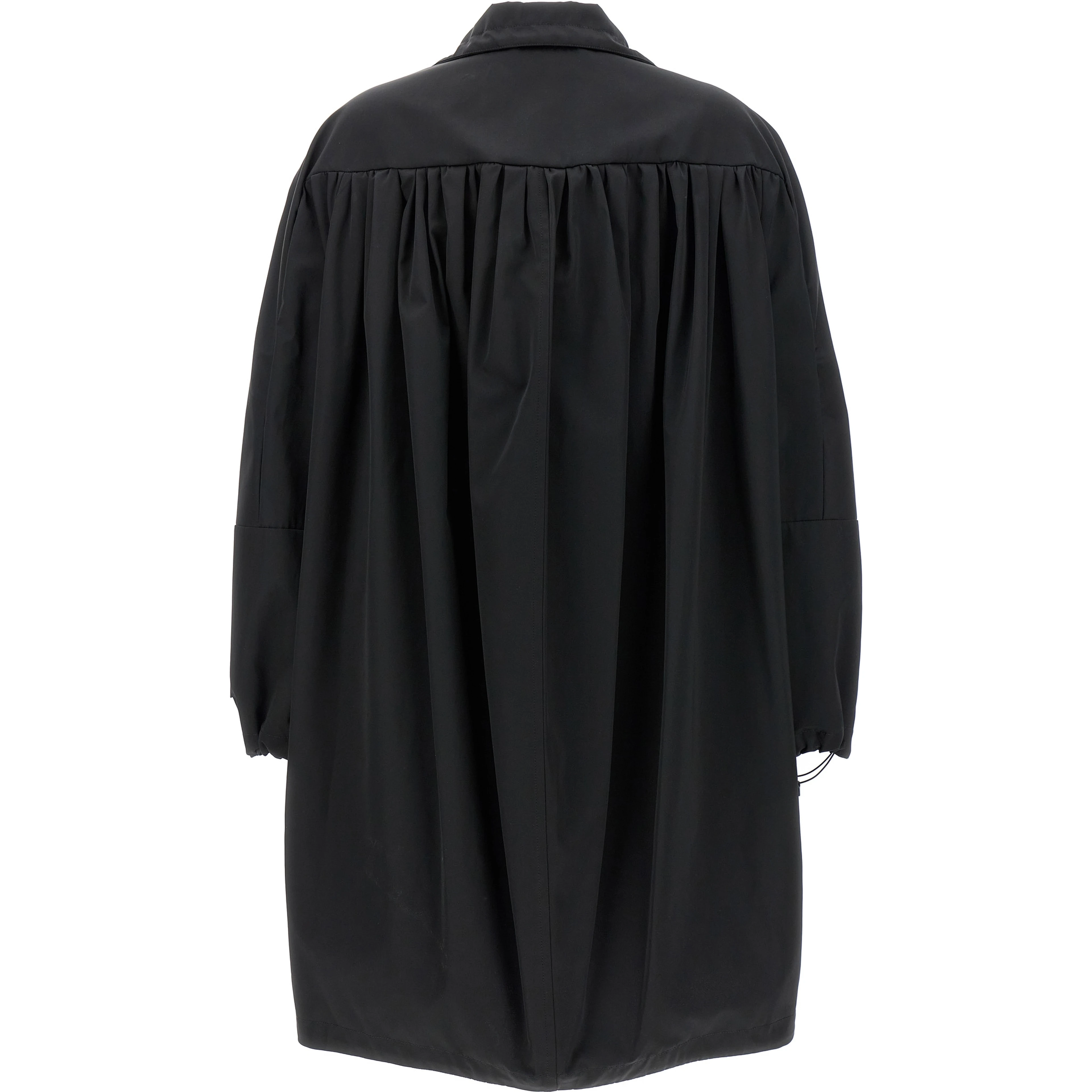 Black Polyester Parka