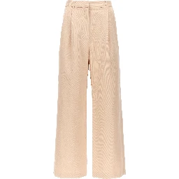 Multicolor Cotton Casual Pants