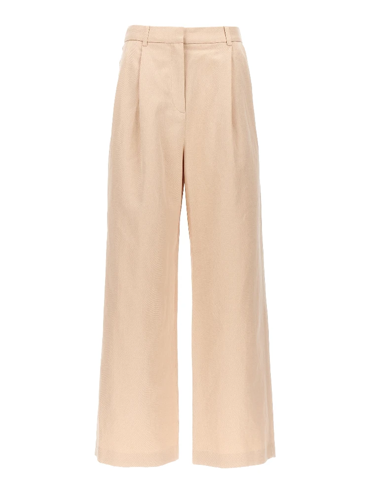Multicolor Cotton Casual Pants