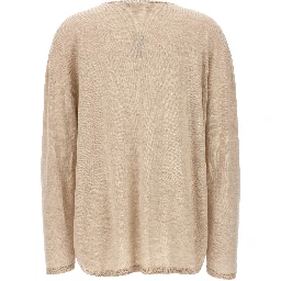 Beige Cashmere Cardigan