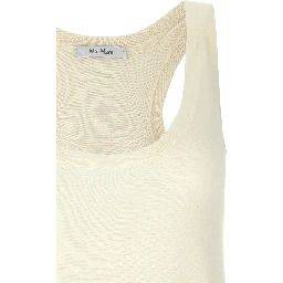 White Cashmere Tank Tops