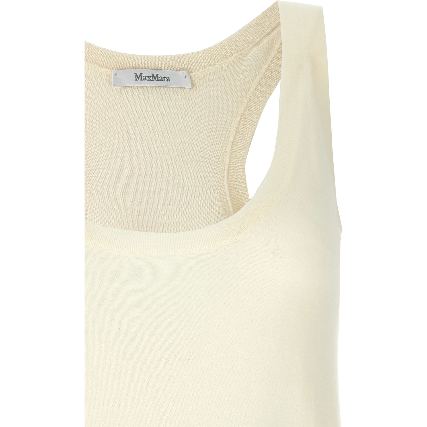 White Cashmere Tank Tops