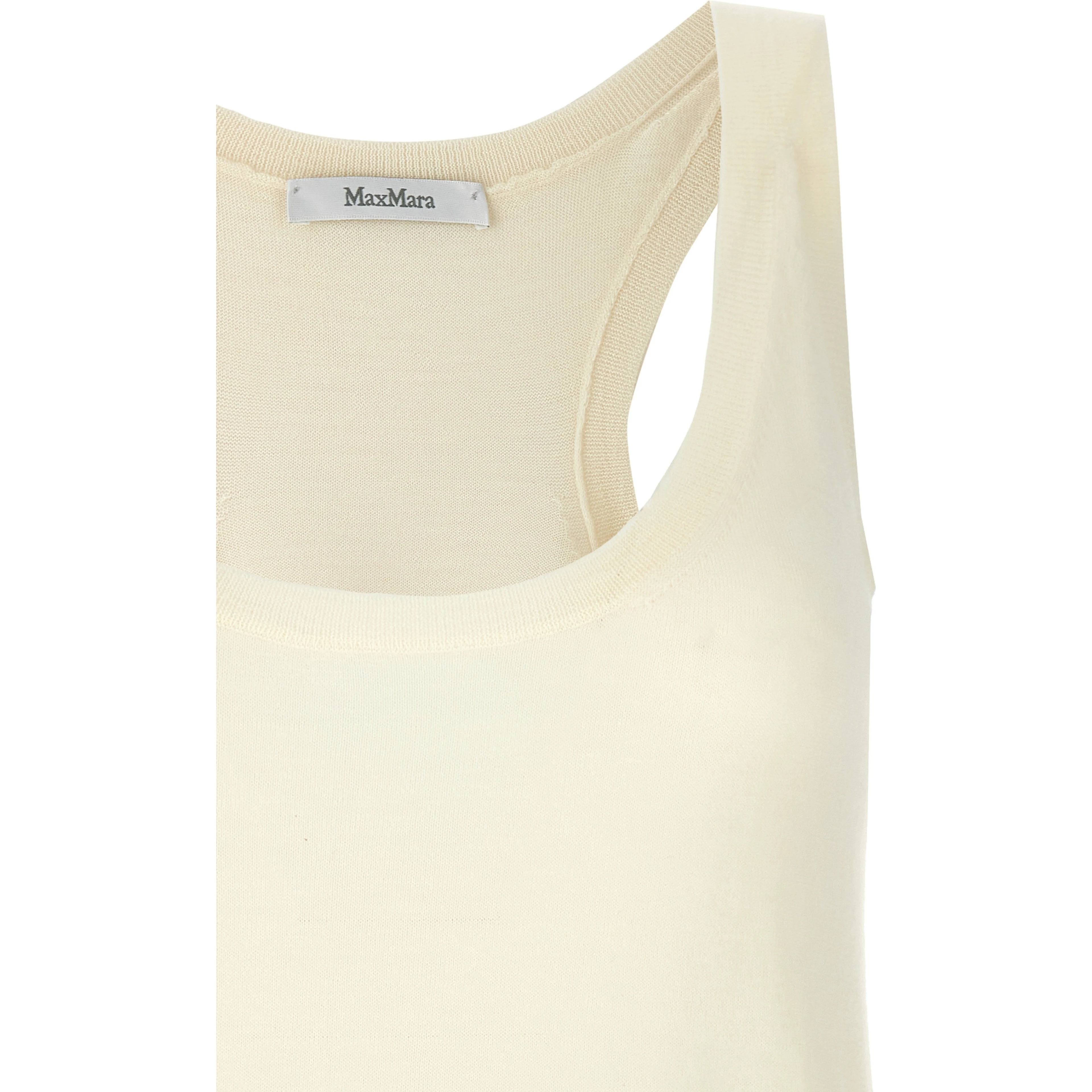 White Cashmere Tank Tops