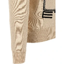 Beige Cotton Cardigan