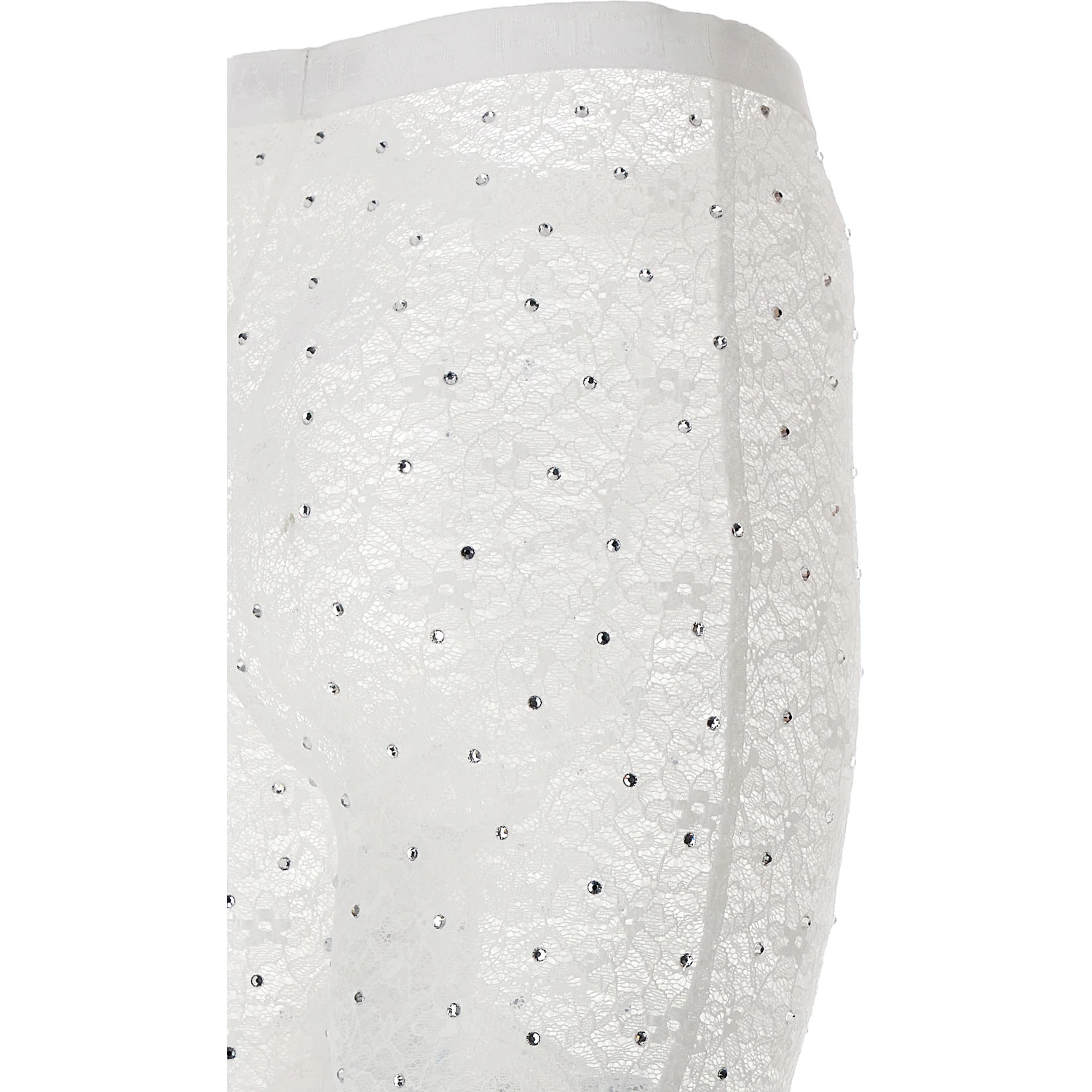 White Polyamide Leggings
