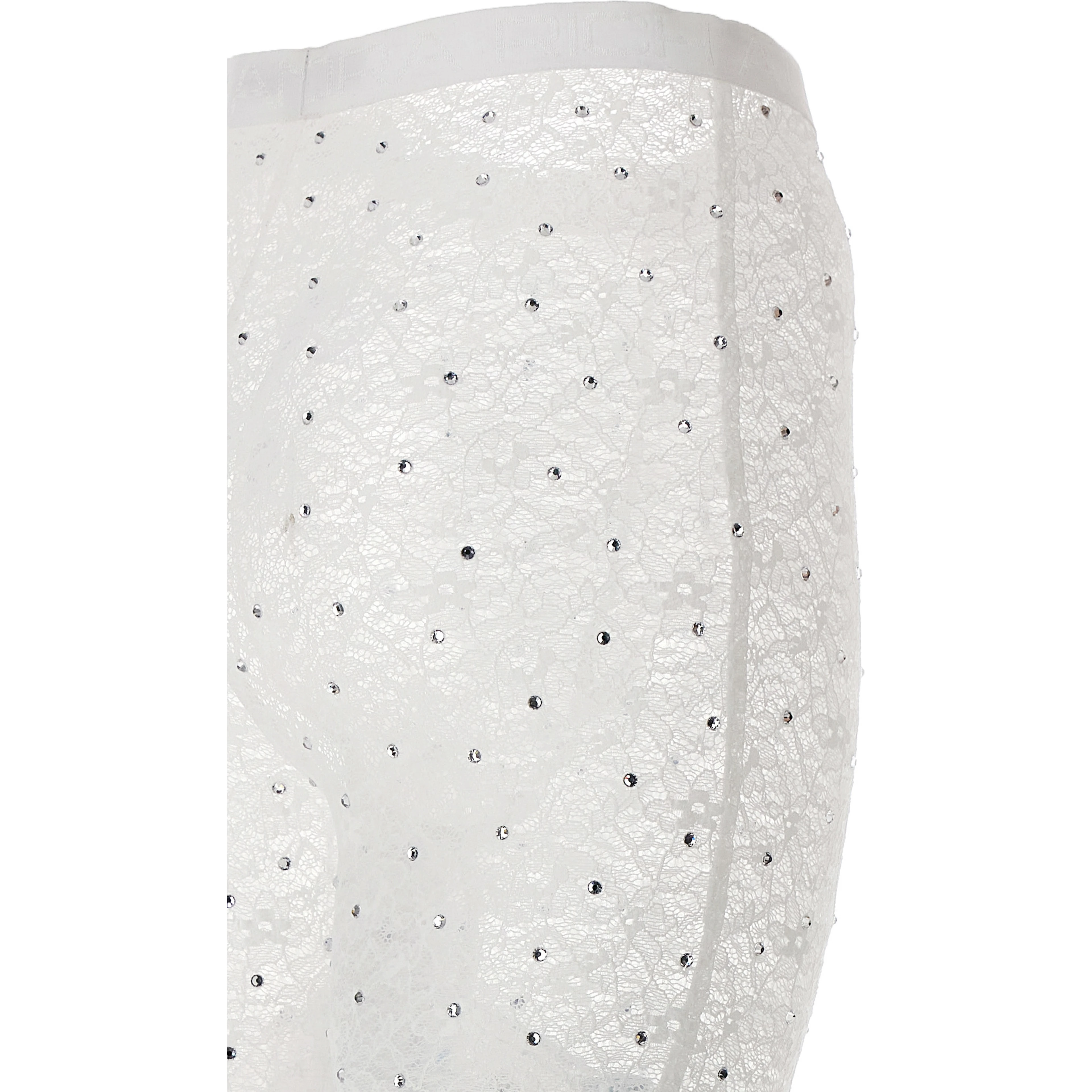White Polyamide Leggings