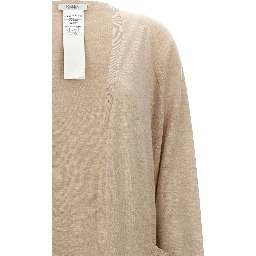 Beige Cashmere Cardigan