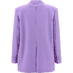 Purple Polyester Blazer