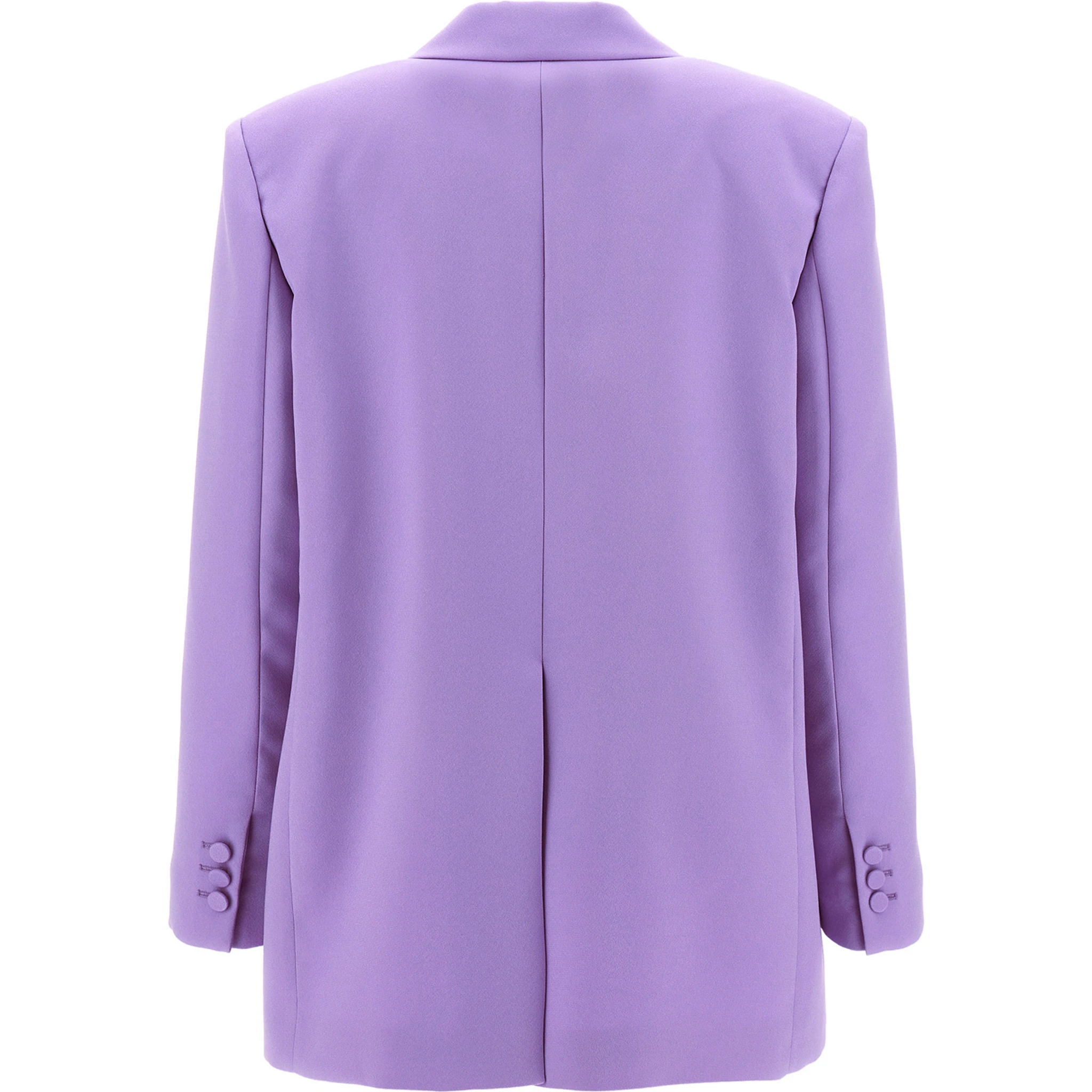 Purple Polyester Blazer