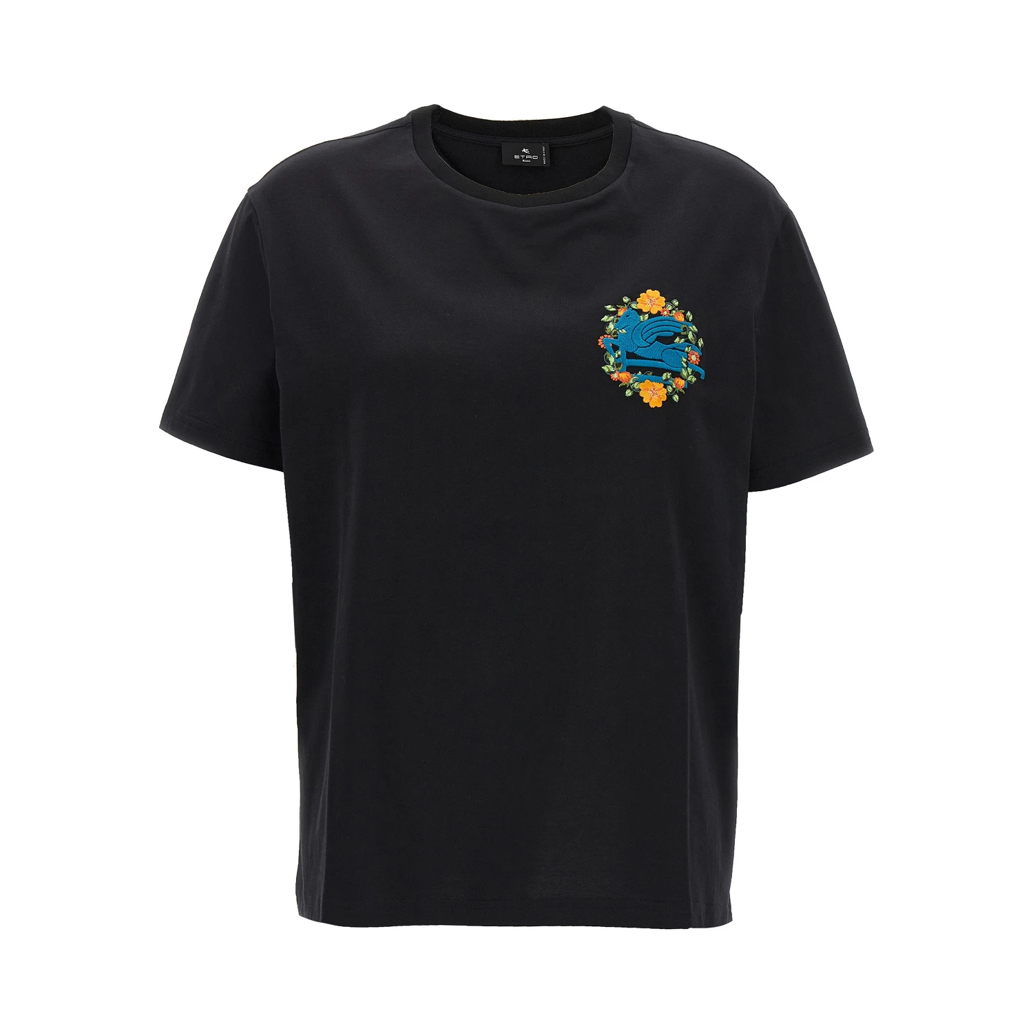 Black Cotton T-Shirt