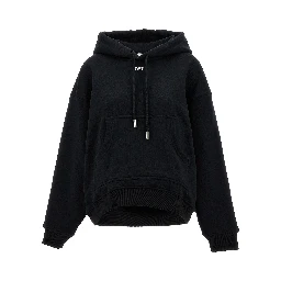 Black Cotton Hoodie