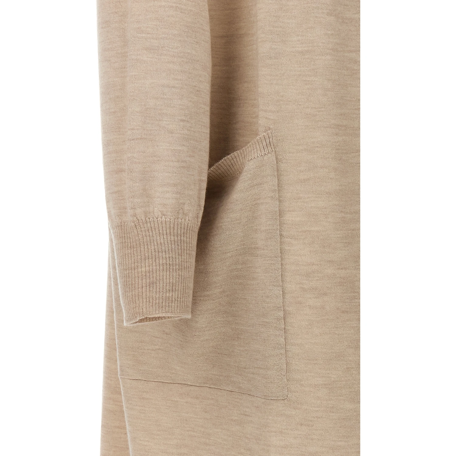 Beige Cashmere Cardigan