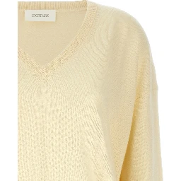 Bicolor Wool Cardigan