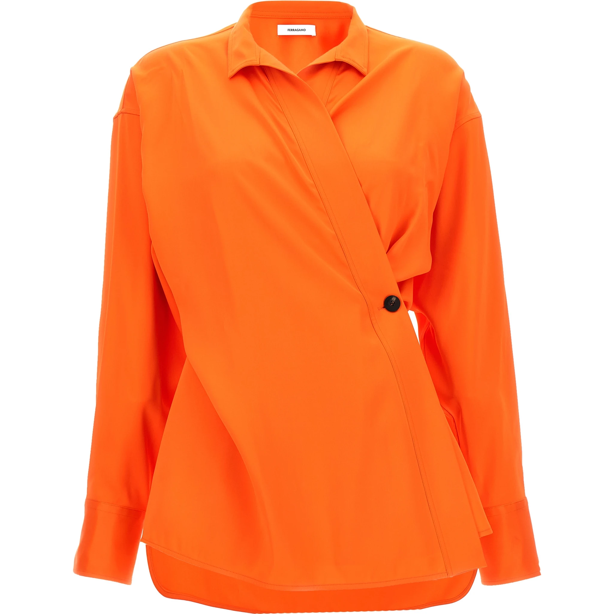 Orange Viscose Blouse