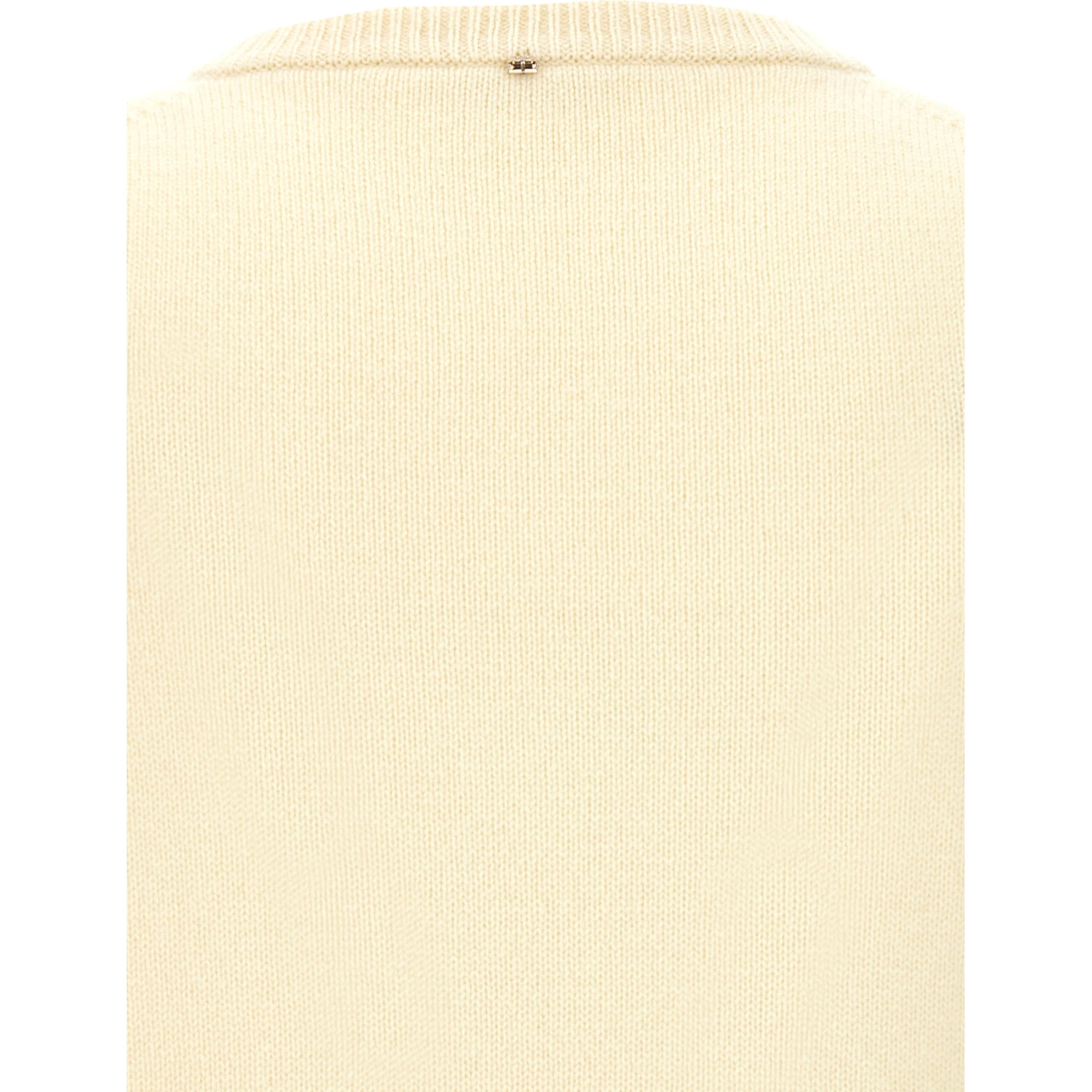 Bicolor Wool Sleeveless Jacket