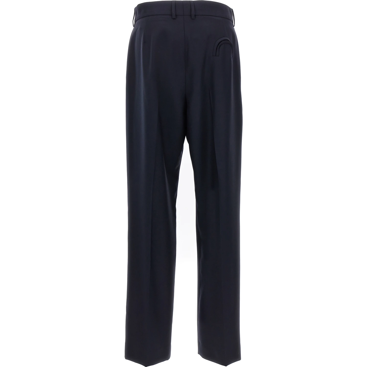 Blue Virgin Wool Pants