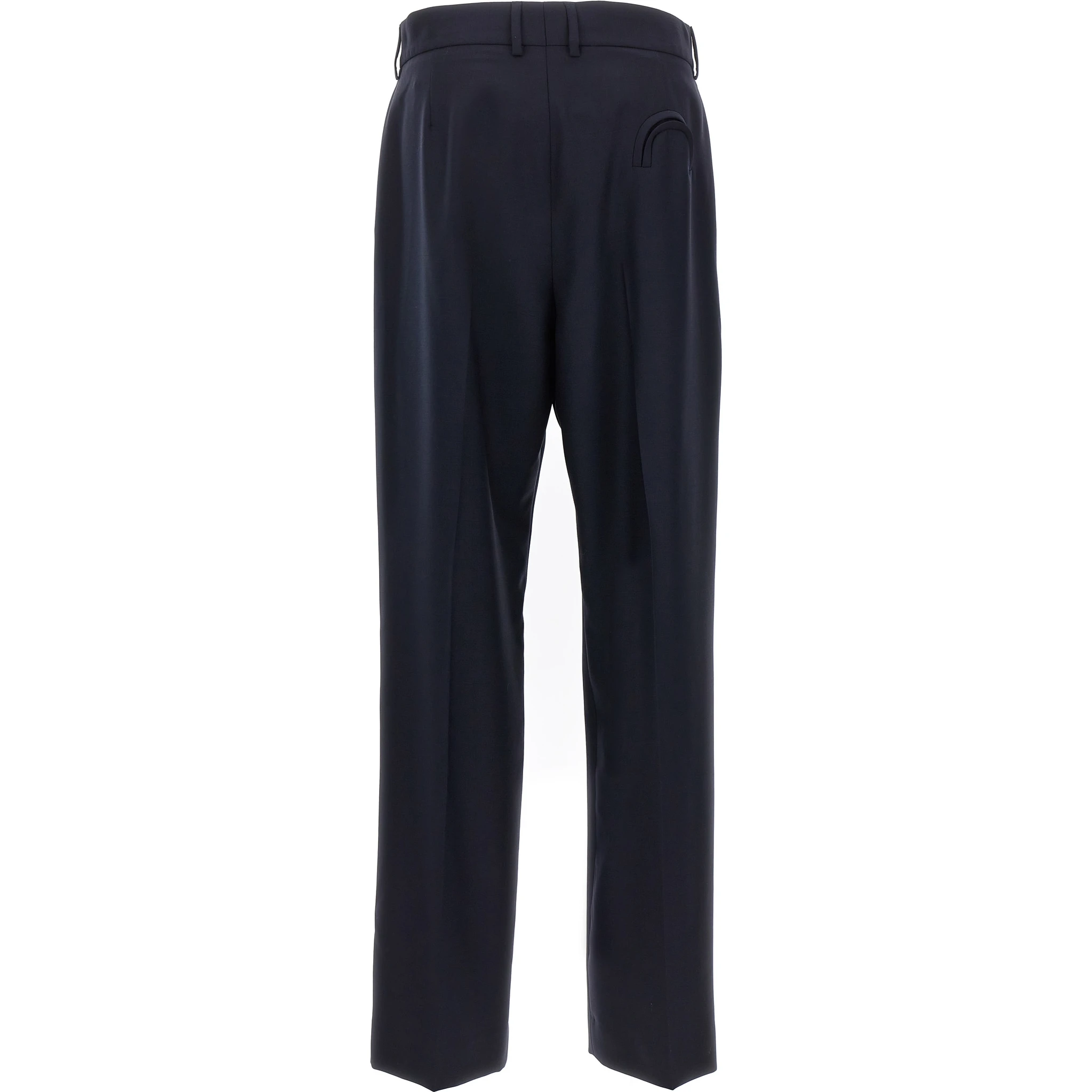 Blue Virgin Wool Pants