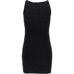 Black Cotton Short Dress
