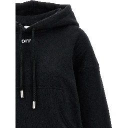 Black Cotton Hoodie
