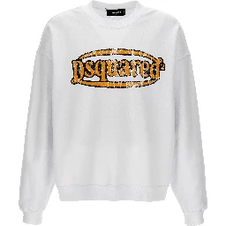 White Cotton Sweatshirt
