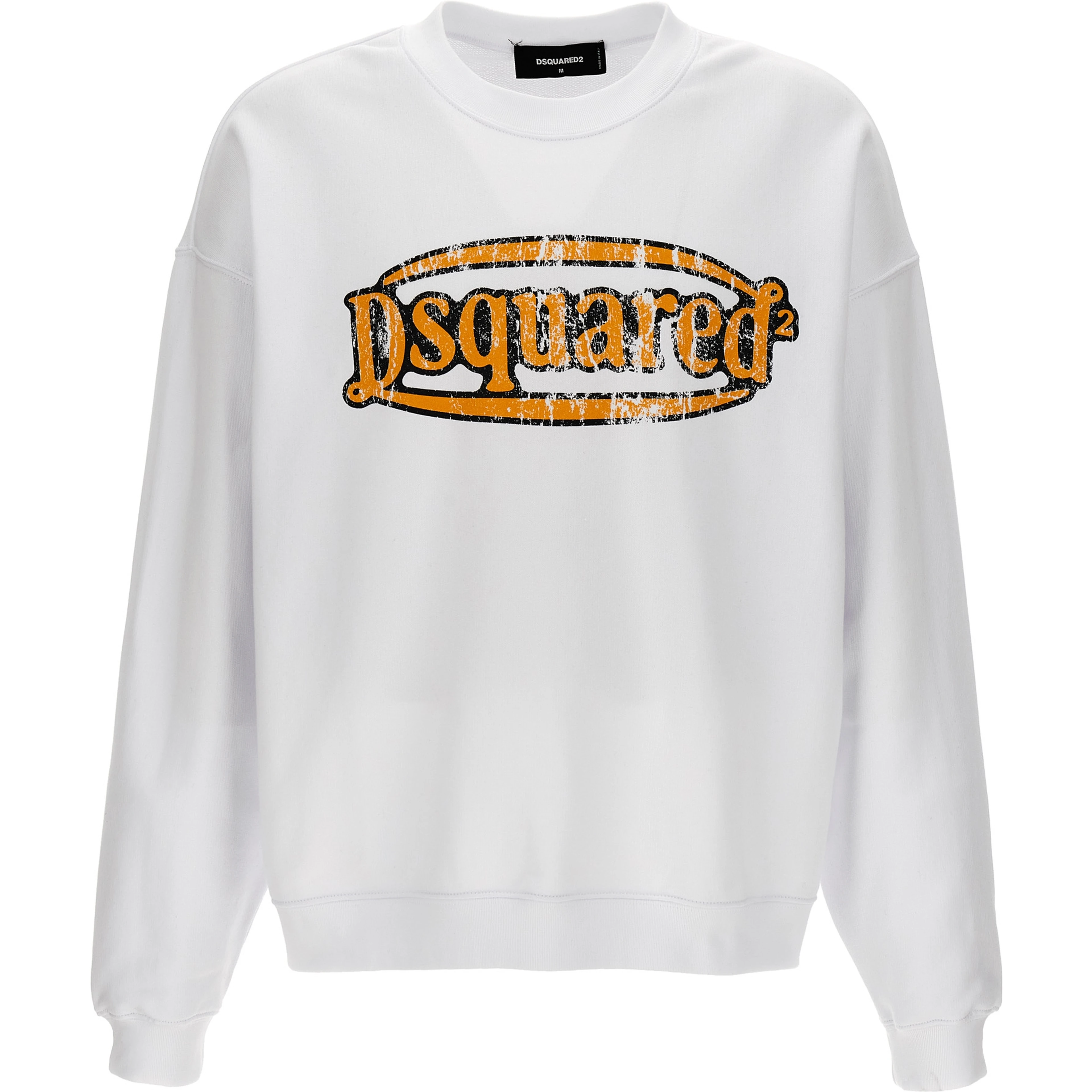 White Cotton Sweatshirt