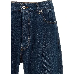 Blue Cotton Jeans Denim